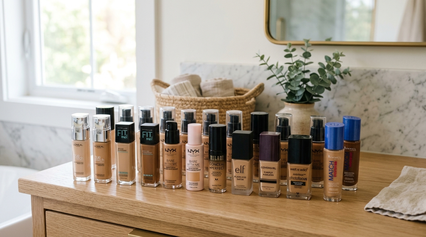 Best Drugstore Foundation for Acne-Prone Skin Under $20 (2026 Tested)