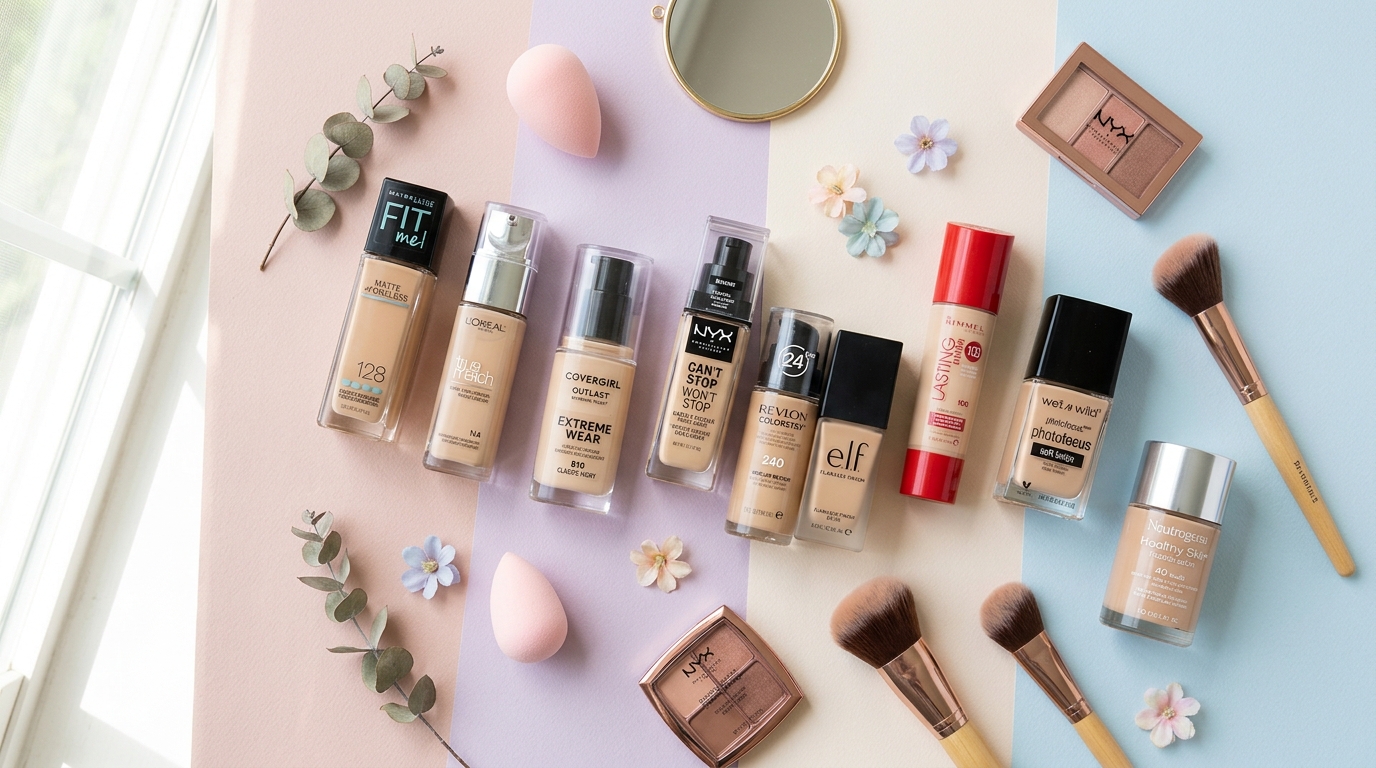 Best Drugstore Foundation for Dry Skin Under $20 (2026 Tested)